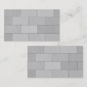 軽量コンクリートブロックの名刺の背景だけ 名刺 (正面/裏面)