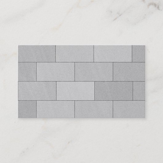 軽量コンクリートブロックの名刺の背景だけ 名刺 (正面)