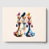 軽量ドレス 女性 ブライダルシャワー ゲストブック (裏面)