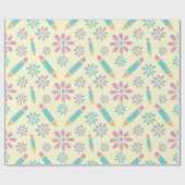 軽量フローラスクールシームレスラッピング紙 ラッピングペーパー (フラット)