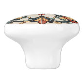 軽量フローラタイルパターン セラミックノブ (側面)