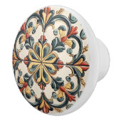 軽量フローラタイルパターン セラミックノブ (右)