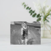 軽量ボクサーのフレッド・ウェールズ、1900年代初期 ポストカード (スタンド正面)