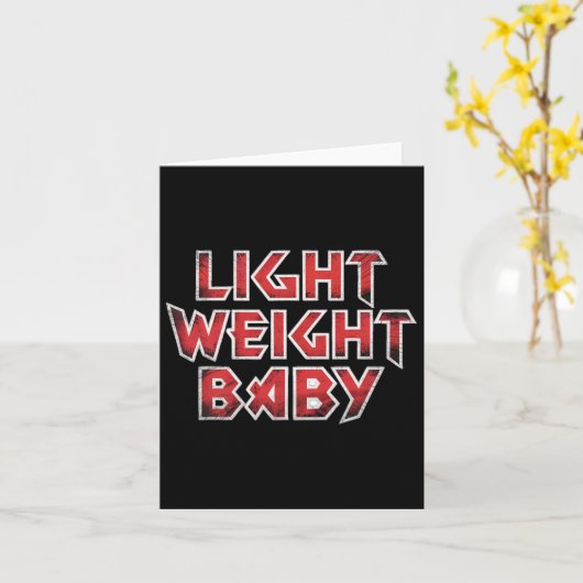 軽量 – ハードコアウェイトの持ち上げとボディブイ カード (黄色い花)