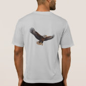 軽量USA国旗のマップシャツ Tシャツ (裏面)