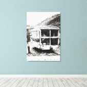 軽鉄道救急車 キャンバスプリント (インサイチュ (ウッドフロア))