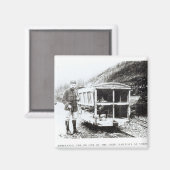 軽鉄道救急車 マグネット (正面/裏面)