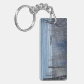 軽静かアクリル系キーチェーン キーホルダー (正面左)