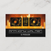 軽音バー等化器 | ターンテーブル 名刺 (正面)