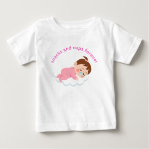 軽食と昼寝 ベビーTシャツ