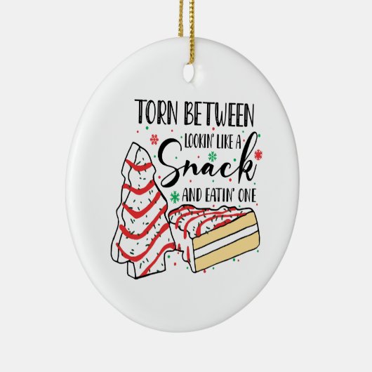 軽食のように見える セラミックオーナメント (右)