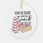 軽食のように見える セラミックオーナメント (左)