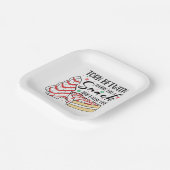 軽食のように見える ペーパープレート (傾斜あり)