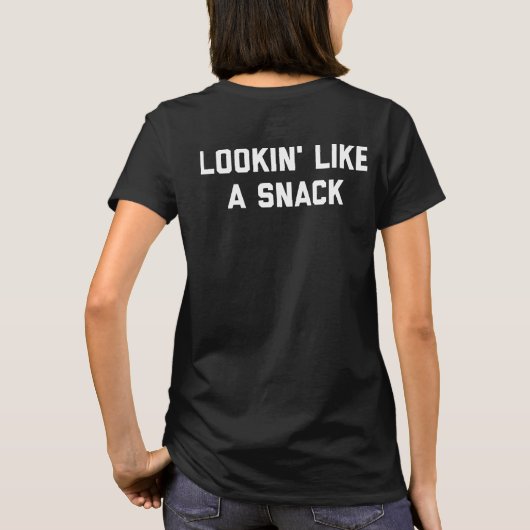 軽食のように見える Tシャツ (裏面)