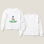 軽食の最初の質問の後 – 学校の昼休み (デザイン 正面＆背面)