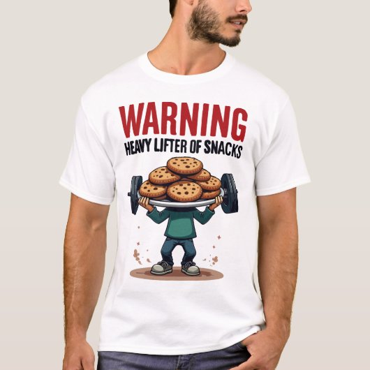 軽食の重いリフター Tシャツ (正面)