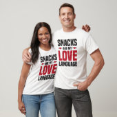 軽食は僕の好きな言葉だ Tシャツ (ユニセックス)