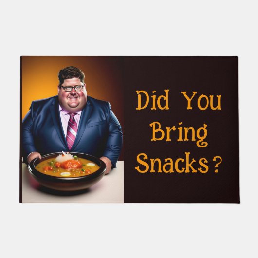 軽食は持ってきたか？doormat ドアマット (正面)