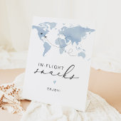 軽食をテーマにしたカーメンブルー旅行 台座サイン