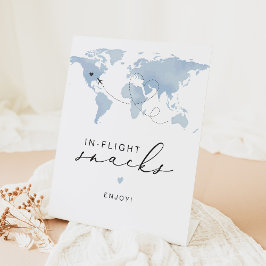 軽食をテーマにしたカーメンブルー旅行 台座サイン