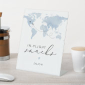 軽食をテーマにしたカーメンブルー旅行 台座サイン (インサイチュ)