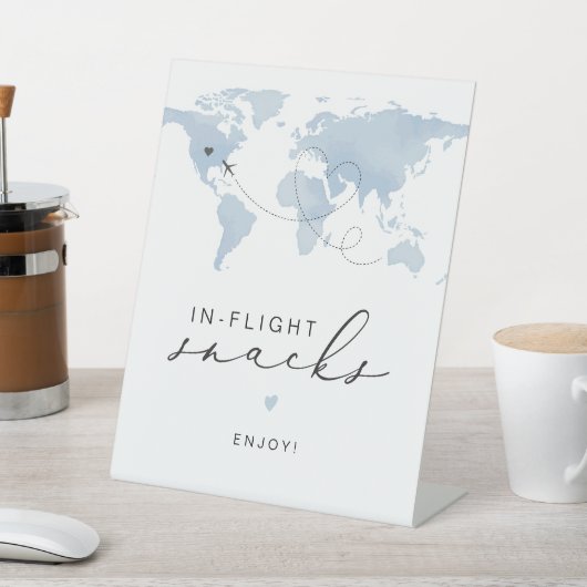 軽食をテーマにしたカーメンブルー旅行 台座サイン (インサイチュ)