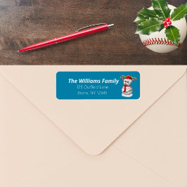 軽食飾付き野球人気がある雪だるま ラベル