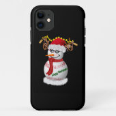 軽食飾付き野球人気がある雪だるま Case-Mate iPhoneケース (裏面)