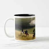軽騎兵の組の充満、10月25日 ツートーンマグカップ (左)