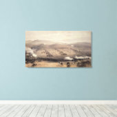 軽騎兵旅団の任務 キャンバスプリント (インサイチュ (ウッドフロア))