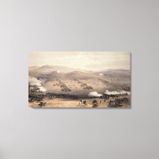 軽騎兵旅団の任務 キャンバスプリント (正面)