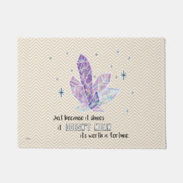 輝いているだけで…ダイヤモンドフォーマット ドアマット