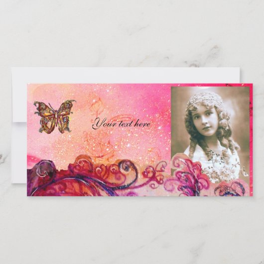 輝お洒落く赤、ピンク色の紫 (正面)