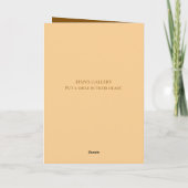 輝かしいハロウィンのパンプキン あなたを想うカード カード (裏面)