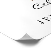 輝かしい人生の祝祭 葬儀歓迎のサイン ポスター (角)