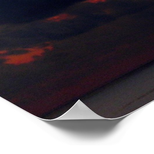 輝かしい日の出 ポスター (角)