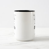 輝かしい未来のグラフで楽しい数学 ツートーンマグカップ (中央)
