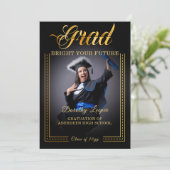 輝かしい未来を築く　～グラデュエート（卒業）金の手で未来を輝かせよう 招待状 (スタンド正面)