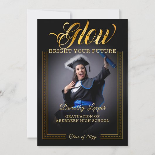 輝かしい未来を築け 招待状 (正面)