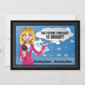 輝かしい未来! 招待状 (正面)