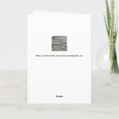 輝かしい秋のブランクカード シーズンカード (裏面)