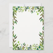 輝かしい緑 |新しいアドレス 案内状 (裏面)