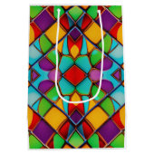 輝かしい鉛ステンドグラス – メッセージを追加 ミディアムペーパーバッグ (裏面)