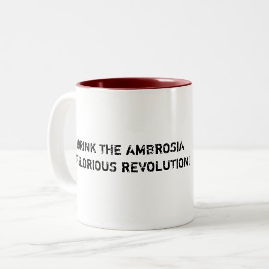 輝かしい革命の鈴の音の政体のマグ! ツートーンマグカップ (正面左)
