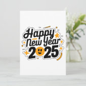 輝かしい2025年のご挨拶 - ホリデーカード (スタンド正面)