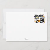 輝かしい2025年のご挨 シーズンカード (裏面)