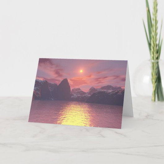 輝かしい カード (正面)