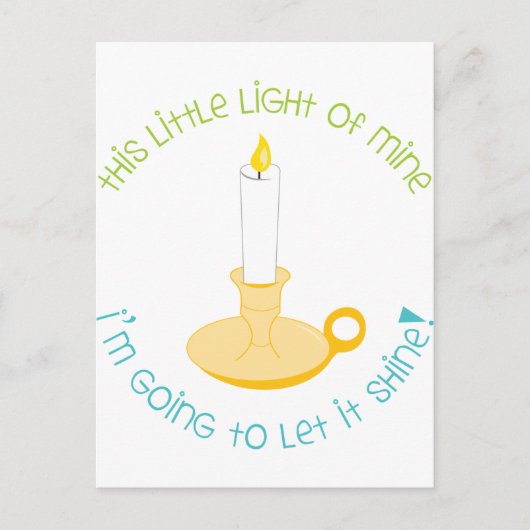 輝かせなさい ポストカード (正面)