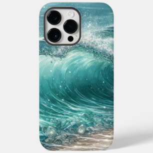 輝かわいらしく青い波 Case-Mate iPhone 14 PRO MAXケース
