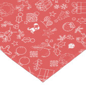 輝きとモダン応援：クリスマスパーティー ショートテーブルランナー (コーナー)